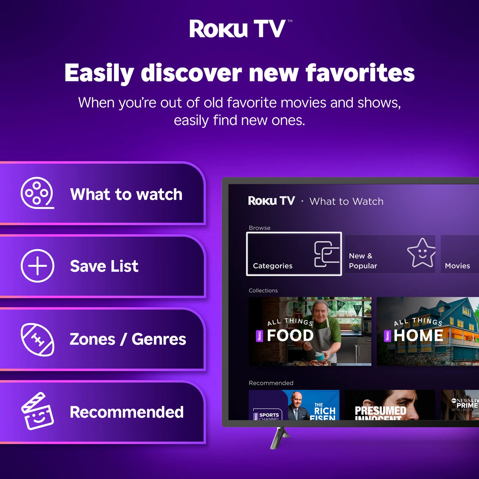 43” Class 4K UHD Roku Smart Television, 100012584